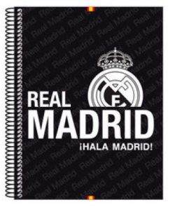 Libreta escolar Real Madrid