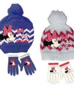 Conjunto gorro y guantes Minnie