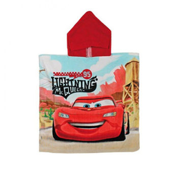 Poncho capucha Cars
