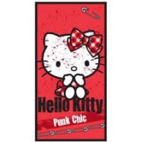 Toalla roja Hello Kitty