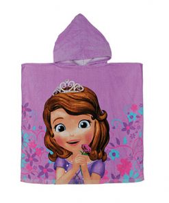 Toalla poncho infantil Princesa