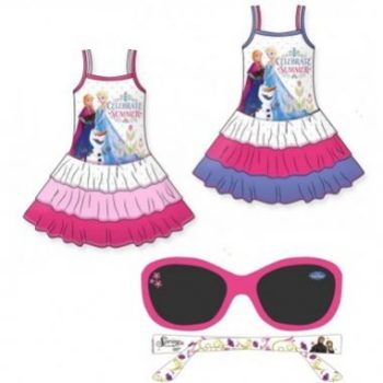 Vestido con gafas de verano Frozen