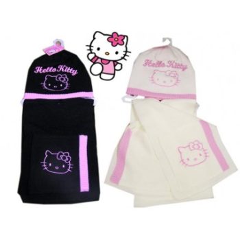 Gorro y bufanda Hello Kitty