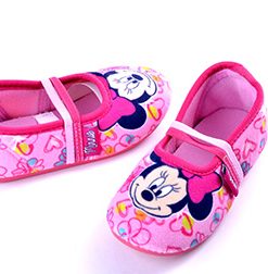 zapatillas casa de Minnie Mouse