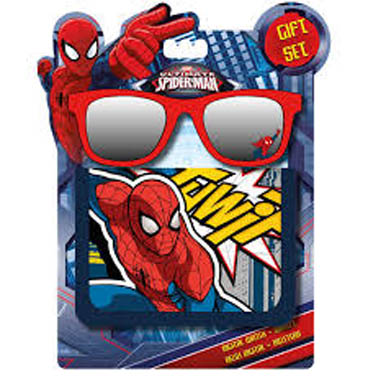 Cartera y gafas de sol Spiderman