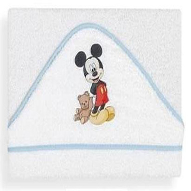 toalla baño para bebe de Mickey
