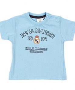 Camiseta manga corta bebe Real Madrid