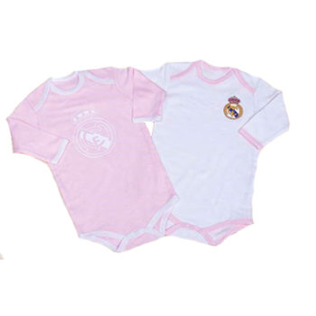 Body manga larga para niñas Real Madrid
