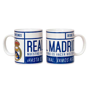 Taza cerámica de Real Madrid - Regaliz Distribuciones Español