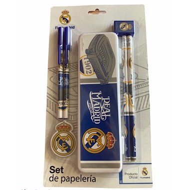 SET DE PAPELERIA EN CAJA DE REGALO REAL MADRID